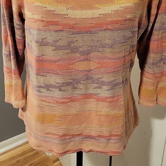 Ralph Lauren Aztec Design Knit Top - Picture 2 of 5